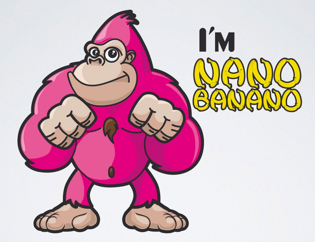 Go 'n Bananas family entertainment center branding mascot design
