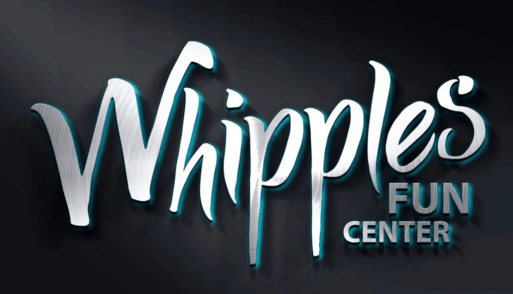 whipples family entertainment center logo design branding