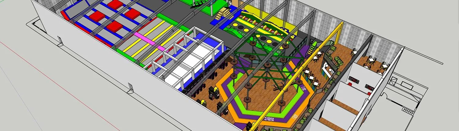 Trampoline park master planning